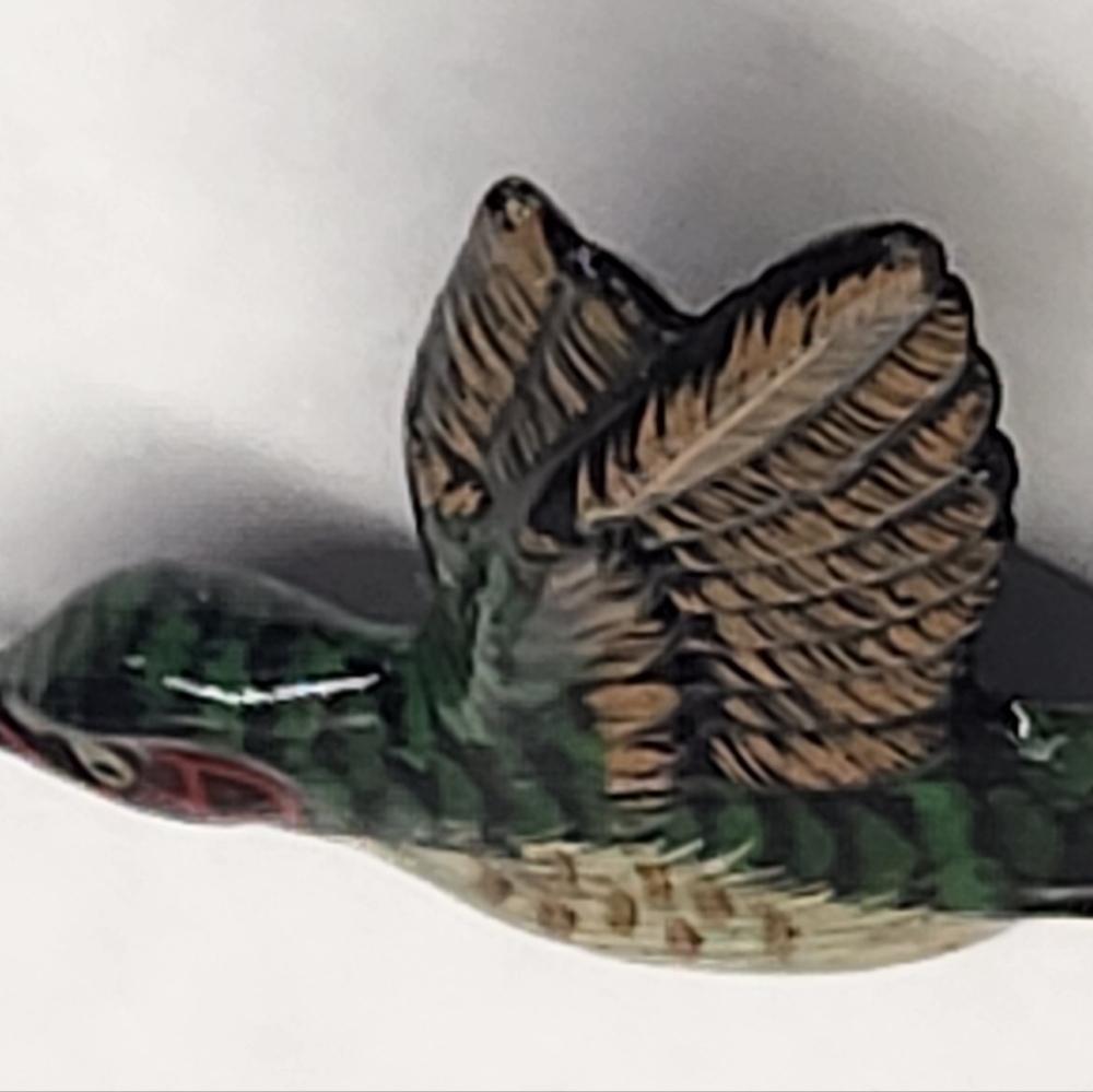 Vintage Hand Painted Hummingbird Letter Opener Laquered - Picture 11 of 12